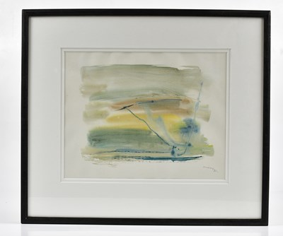 Lot 521 - HARRY OUSEY (1915-1985); watercolour, 'From...