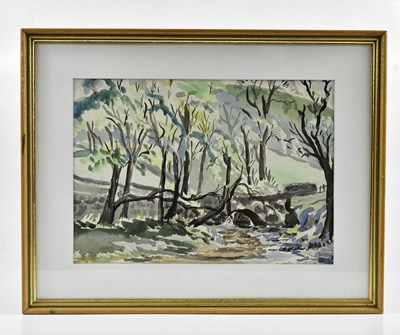 Lot 100 - HARRY OUSEY (1915-1985); watercolour, 'The...