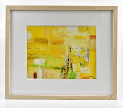 Lot 549 - HARRY OUSEY (1915-1985); oil and collage,...