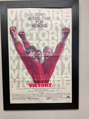 Lot 2129 - 'Escape to Victory'; a rare original poster...