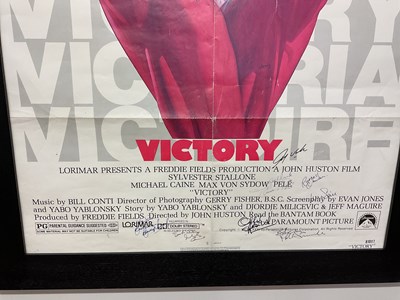 Lot 2129 - 'Escape to Victory'; a rare original poster...