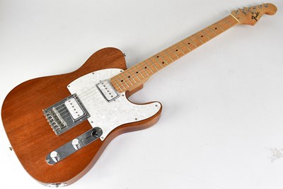 Lot 366 - FENDER; an electric six-string guitar with a...