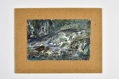 Lot 586 - HARRY OUSEY (1915-1985); oil on card, untitled,...