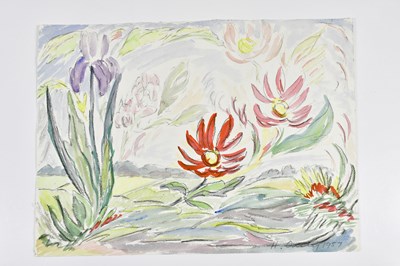 Lot 215 - HARRY OUSEY (1915-1985); watercolour and...