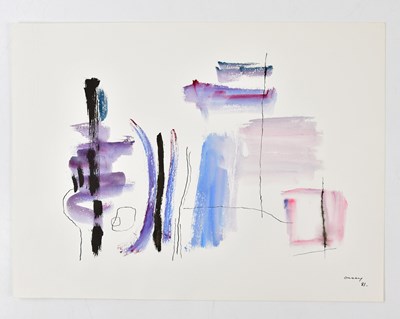 Lot 212 - HARRY OUSEY (1915-1985); watercolour and ink,...