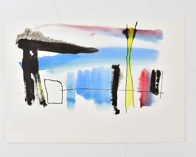 Lot 534 - HARRY OUSEY (1915-1985); watercolour, untitled,...