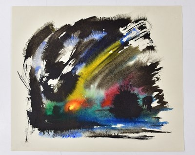 Lot 530 - HARRY OUSEY (1915-1985); watercolour, untitled,...