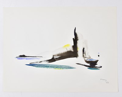 Lot 216 - HARRY OUSEY (1915-1985); watercolour, untitled,...