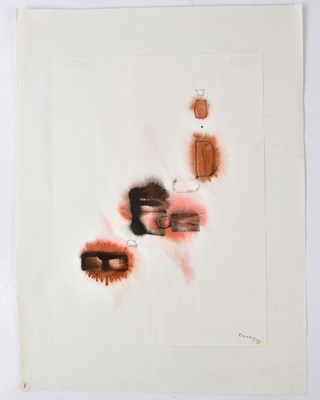 Lot 507 - HARRY OUSEY (1915-1985); watercolour, untitled,...