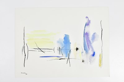 Lot 195 - HARRY OUSEY (1915-1985); watercolour, untitled,...