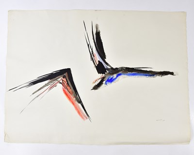 Lot 179 - HARRY OUSEY (1915-1985); watercolour, untitled,...