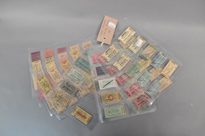 Lot 202 - LONDON TRANSPORT RAILWAY TICKETS; ninety-nine...