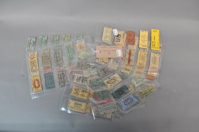 Lot 203 - LONDON TRANSPORT RAILWAY TICKETS; ninety-nine...