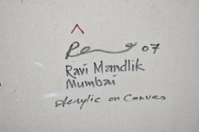 Lot 199 - RAVI MANDLIK (Indian, born 1960); acrylic on...