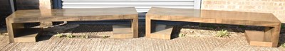 Lot 86 - A pair of large contemporary rectangular...