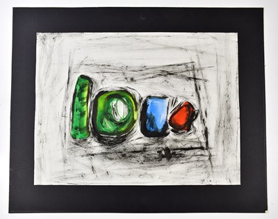 Lot 88 - HARRY OUSEY (1915-1985); gouache and ink,...