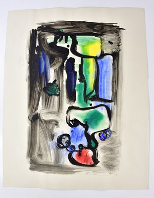 Lot 196 - HARRY OUSEY (1915-1985); watercolour, untitled,...