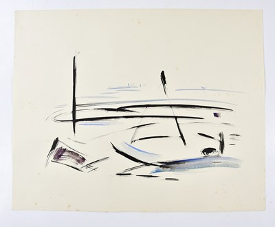 Lot 452 - HARRY OUSEY (1915-1985); watercolour, ink and...