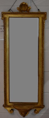 Lot 69 - A reproduction gilt framed wall mirror, height...