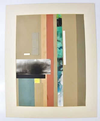 Lot 20 - HARRY OUSEY (1915-1985); collage, untitled,...