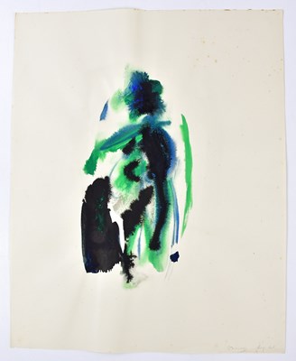 Lot 465 - HARRY OUSEY (1915-1985); watercolour, 'Image...