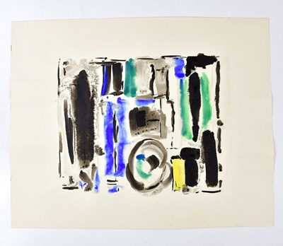 Lot 277 - HARRY OUSEY (1915-1985); watercolour, 'Image...