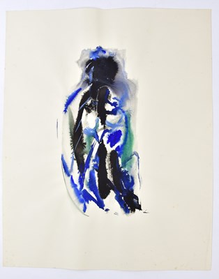 Lot 278 - HARRY OUSEY (1915-1985); watercolour, 'Image...