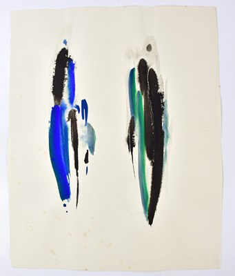 Lot 487 - HARRY OUSEY (1915-1985); watercolour, 'Two...