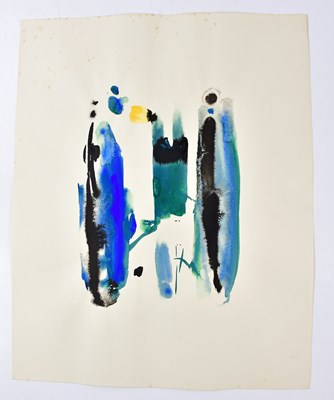 Lot 473 - HARRY OUSEY (1915-1985); watercolour, untitled,...