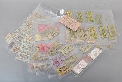 Lot 132 - MIXED RAILWAY TICKETS; BR, The Railway WR Exec,...