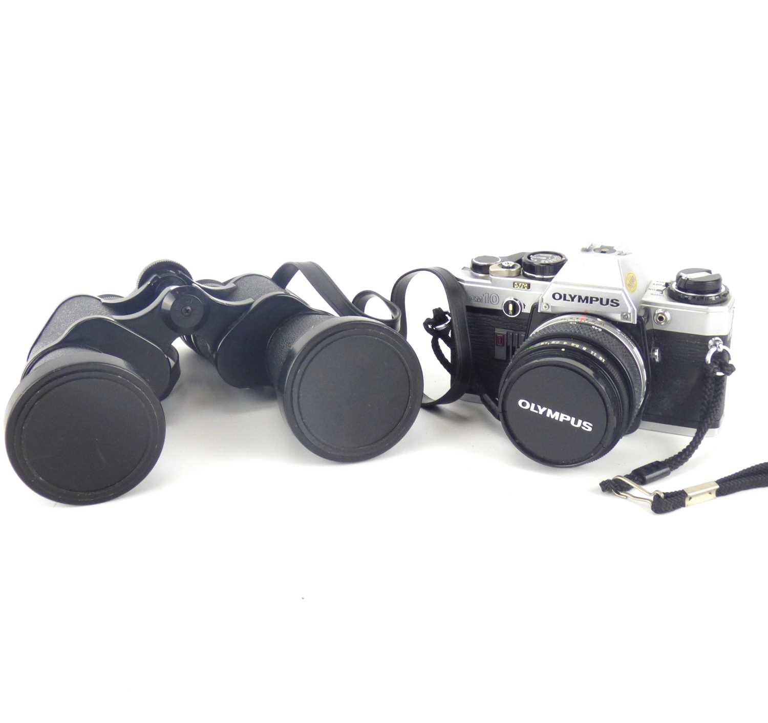 Lot 397 - An Olympus OM10 camera and case