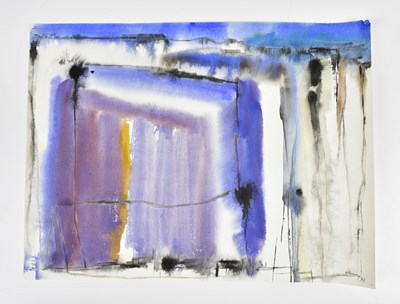 Lot 424 - HARRY OUSEY (1915-1985); watercolour, untitled,...