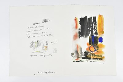 Lot 115 - HARRY OUSEY (1915-1985); watercolour, 'A Hint...