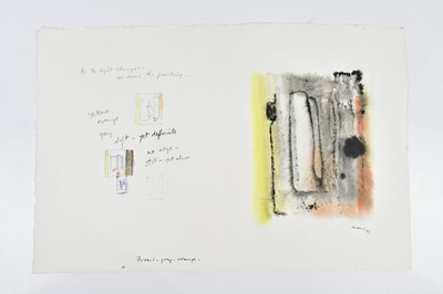 Lot 116 - HARRY OUSEY (1915-1985); watercolour, 'Forums -...