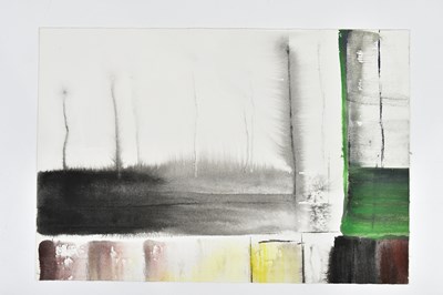 Lot 437 - HARRY OUSEY (1915-1985); watercolour, 'Edge...