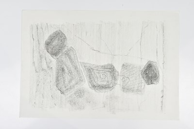 Lot 17 - HARRY OUSEY (1915-1985); pencil study,...