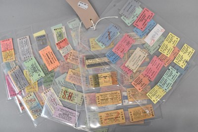 Lot 223 - PRESERVED RAILWAY TICKETS; one hundred...