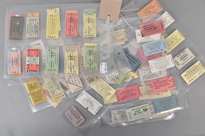 Lot 225 - PRESERVED RAILWAY TICKETS; one hundred and one...