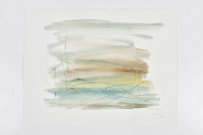 Lot 442 - HARRY OUSEY (1915-1985); watercolour, untitled,...