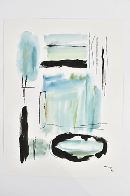 Lot 309 - HARRY OUSEY (1915-1985); watercolour, untitled,...