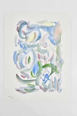 Lot 439 - HARRY OUSEY (1915-1985); watercolour, untitled,...