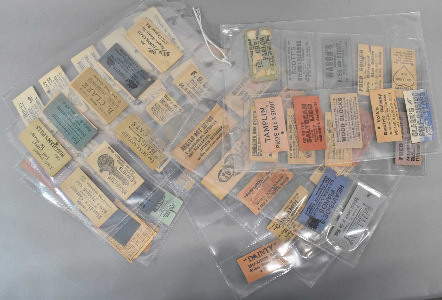 Lot 137 TRAM AND BUS TICKETS; assorted