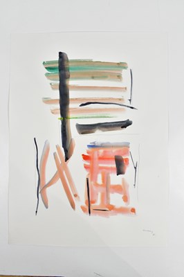 Lot 127 - HARRY OUSEY (1915-1985); watercolour, untitled,...