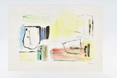 Lot 129 - HARRY OUSEY (1915-1985); watercolour, untitled,...