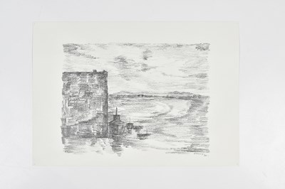 Lot 379 - HARRY OUSEY (1915-1985); pencil study,...