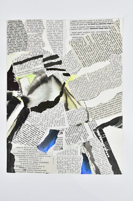 Lot 22 - HARRY OUSEY (1915-1985); collage, 'The Music...