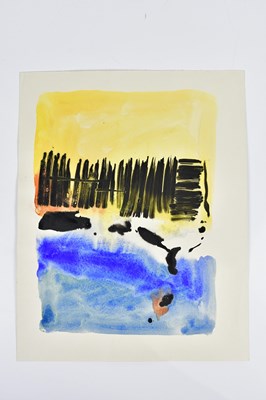 Lot 382 - HARRY OUSEY (1915-1985); watercolour, untitled,...