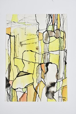 Lot 386 - HARRY OUSEY (1915-1985); watercolour, untitled,...