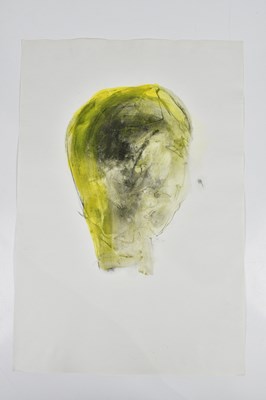 Lot 335 - HARRY OUSEY (1915-1985); watercolour, 'Head',...