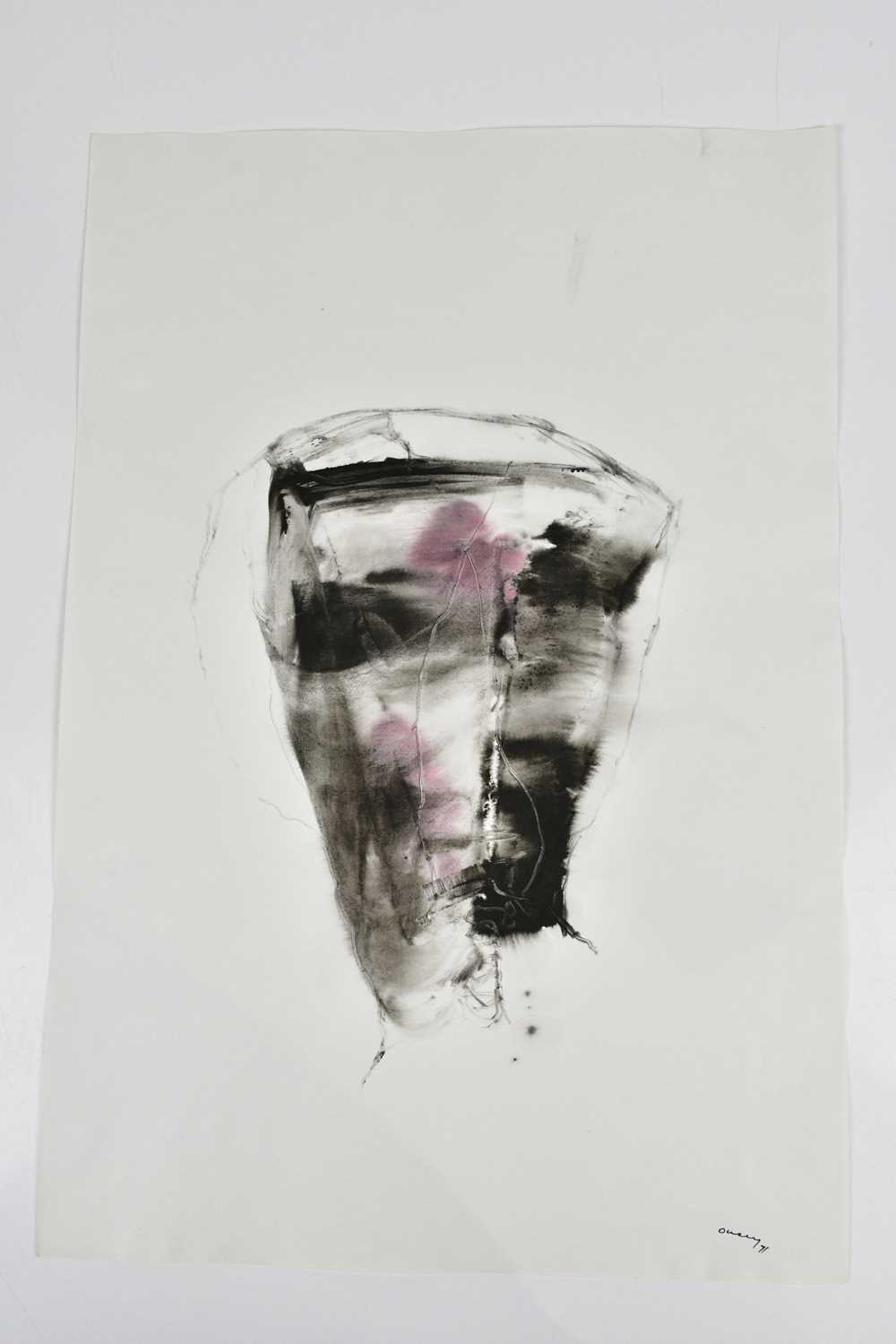 Lot 339 - HARRY OUSEY (1915-1985); watercolour, 'Helmet...